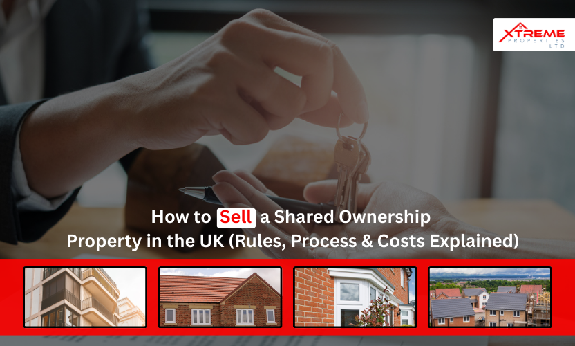 selling a shared ownership property in the UK process diagram