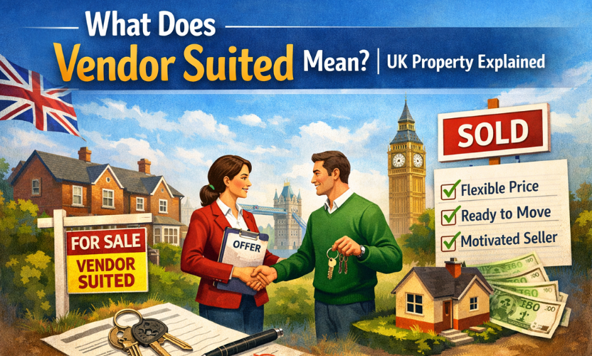 vendor suited meaning in UK property sale