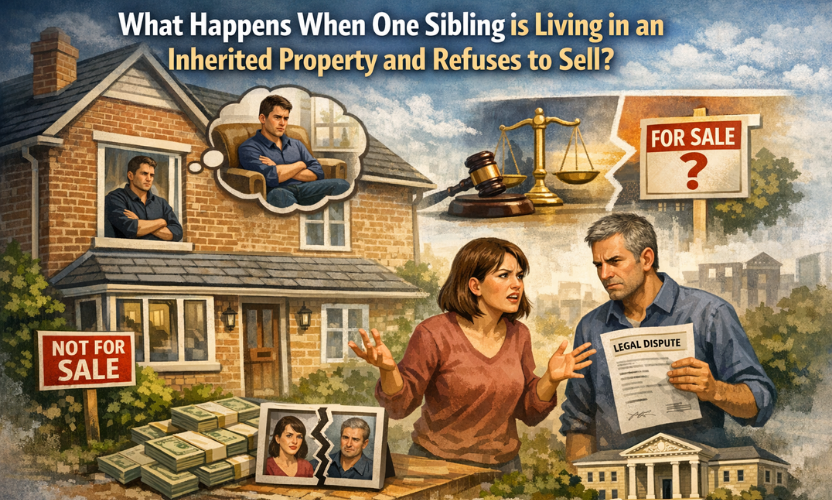 Sibling refusing to sell inherited property in the UK